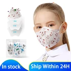 Маска детская одноразовая, 4-слойная, дышащая, с героями мультфильмов