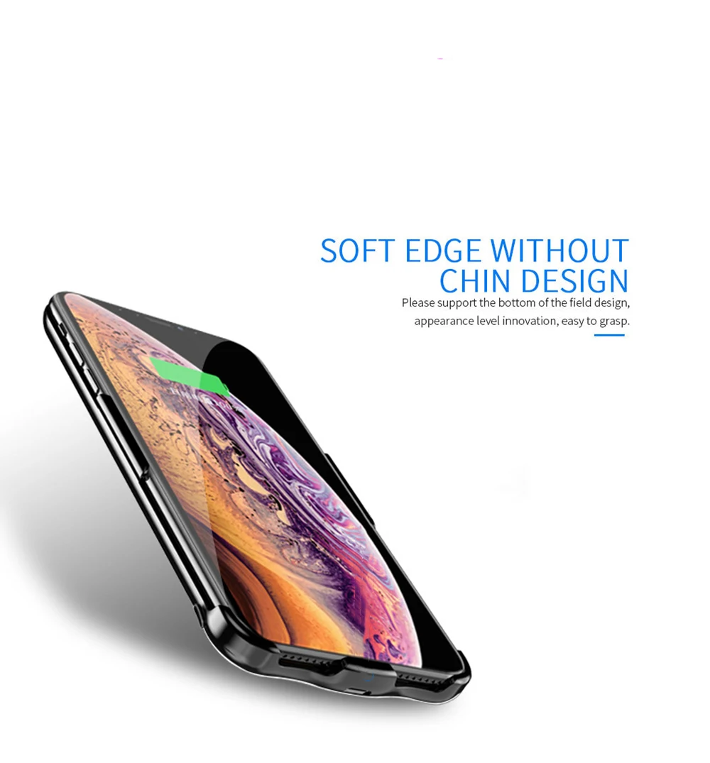 Чехол для iphone XS Max XR 5000/8000/6000mah power Bank Charing чехол для iphone 6 6s 7 8 Plus чехол для зарядного устройства для телефона