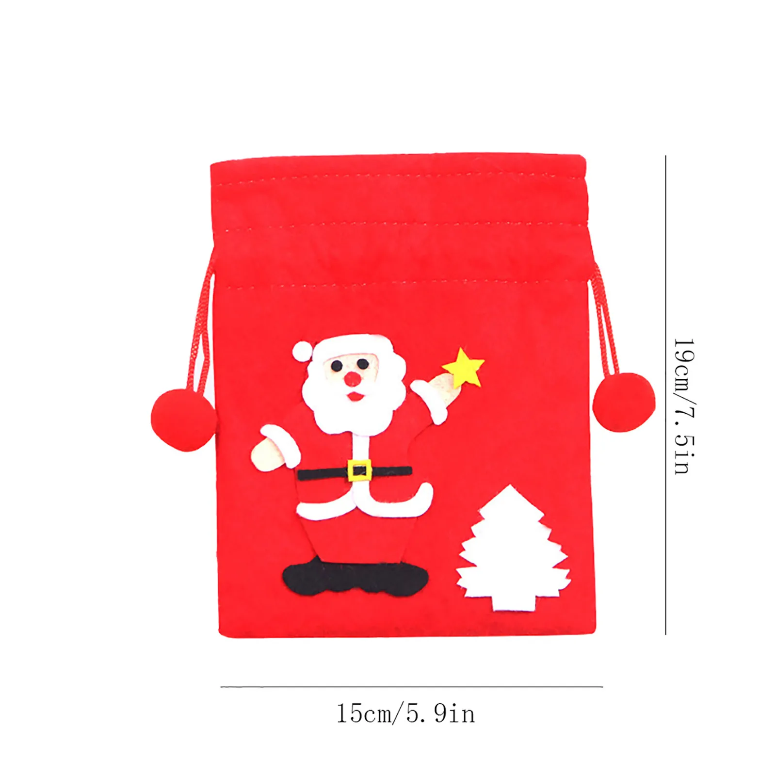 Рождественские подарки для дома мешок хранения с Санта-Клаусом снеговиком