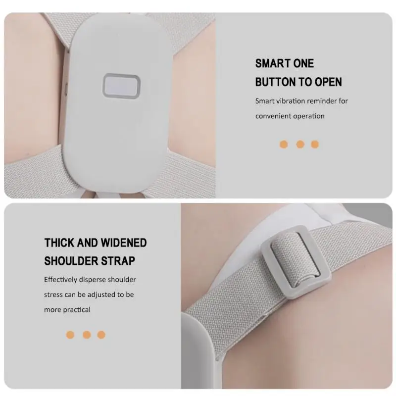 Интеллигентая (ый) Корректор осанки умная Вибрация: светодиодный напоминание