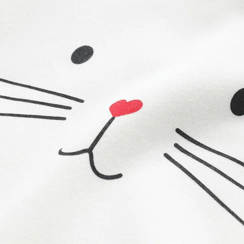 

Cute Cat Print Hoodies Women Autumn Winter Long Sleeve Pullover Hoodie Loose Casual Warm Sweatshirt Plus cashmere Hoodies Female