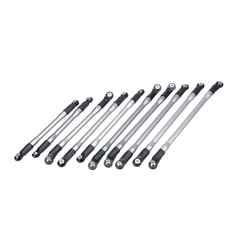 10 шт./компл. металлическая верхняя + нижняя связь набор звеньев шасси с