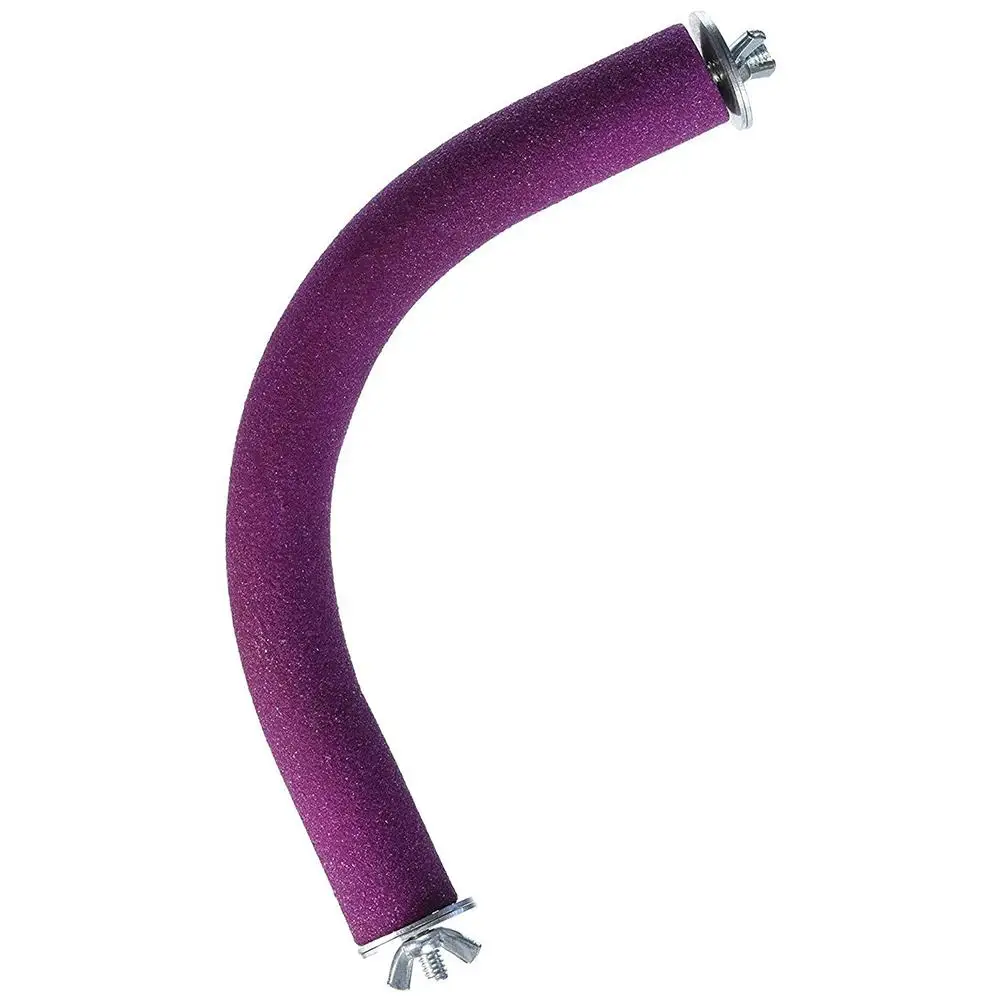 Adeeing U Тип Гибкий питомец попугай глазурь стойка игрушка шлифовальный стержень