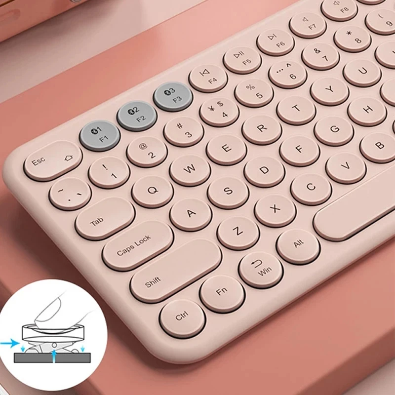 KuWFi Bluetooth Keyboard Mouse Set Portable Wireless for Ipad Laptop Tablet Rechargeable Mini Travel | Компьютеры и офис