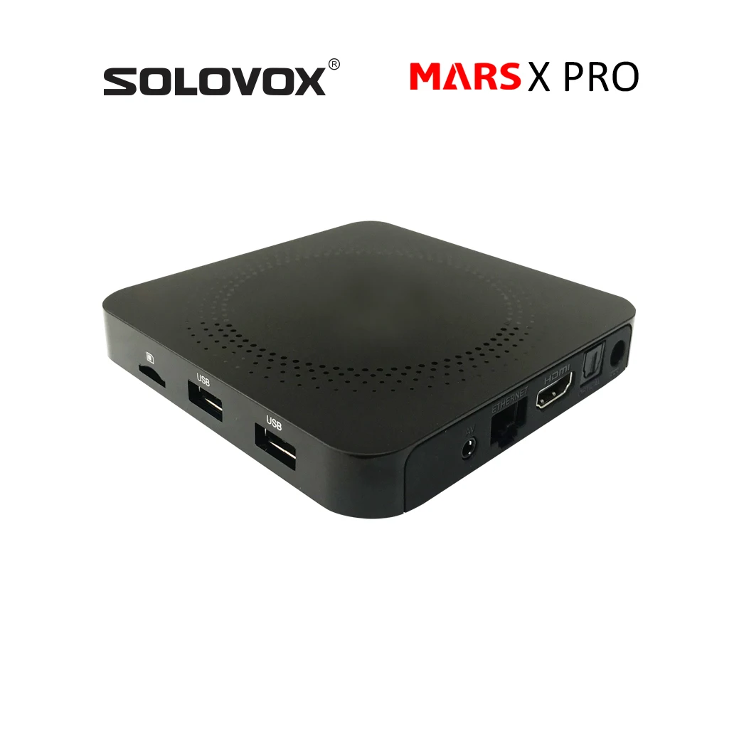 Смарт ТВ-приставка SOLOVOX Android 9 0 Amlogic S905X3 2 + 16 ГБ 4 ядра ГГц H.265 4K | Электроника