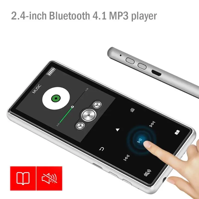 2.4in C11 Bluetooth 4.1 HiFi MP4 Player Recorder with Micro TF/SD Card Slot | Players