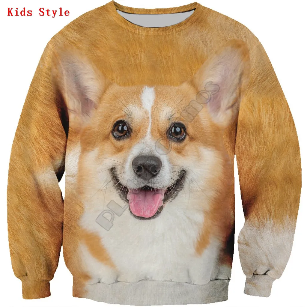 West Highland White Terrier 3d printed Hoodies Pullover Boy For Girl Long Sleeve Shirts Kids Funny Animal Sweatshirt