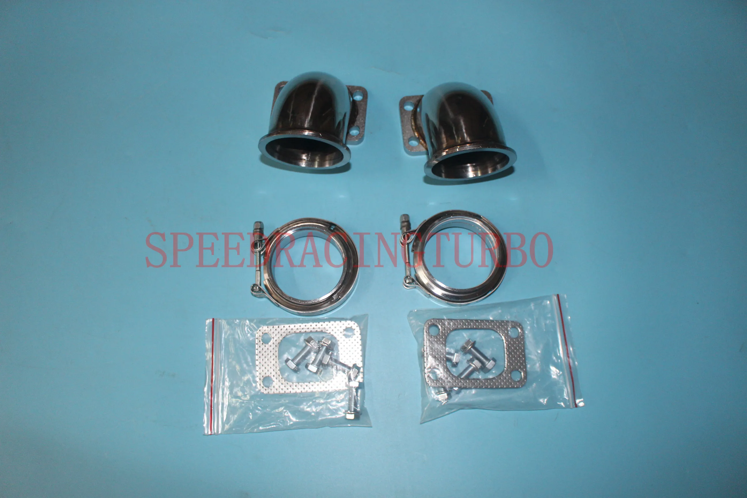 Выпускной коллектор для CHEVY BLOCK V8 LS1/LS2/LS3/LS4/LS6/LSX + 2 шт. 3 "к T3 адаптер | Автомобили и