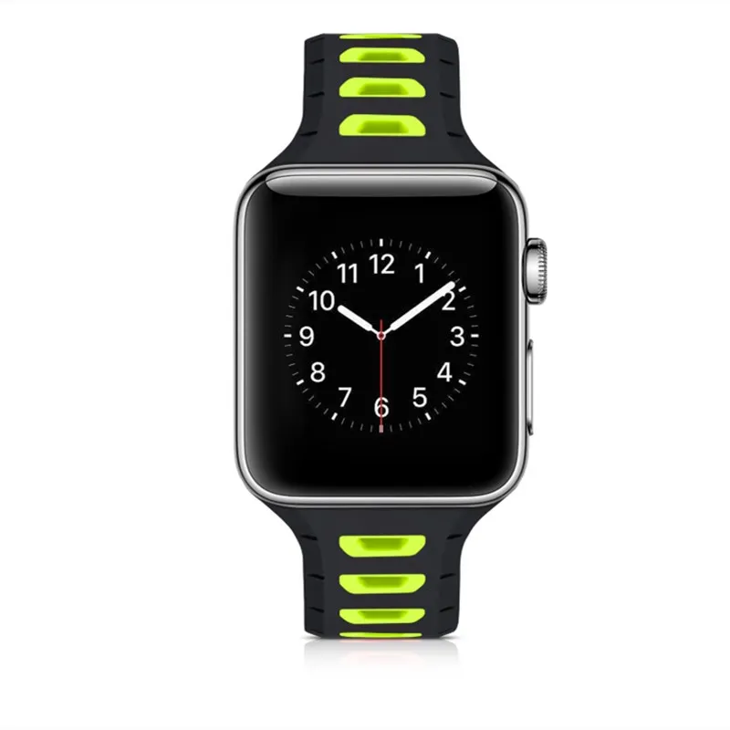 

MAPUCE Silicone Strap Belt for Apple Watch 6 SE 5 4 3 2 Accessories 38mm 42mm For iWatch Accessories 44mm 40mm Watchbands Piece