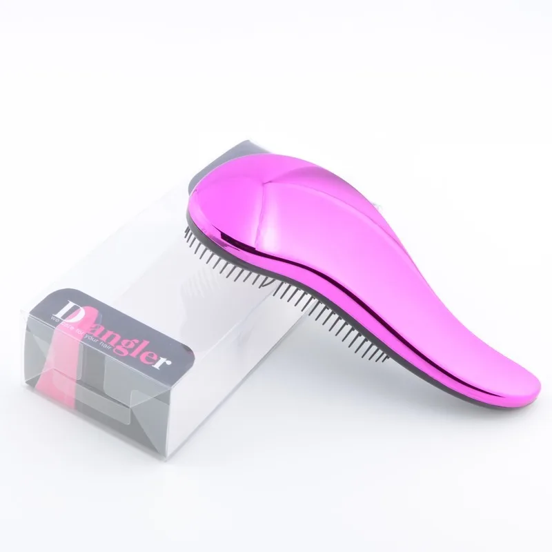 

1pc Detangling Hair Brush Handle 5 Bright Colors Magic Anti-static Tangle Comb Shower Massage Comb Salon Hairdressing Hair Brush