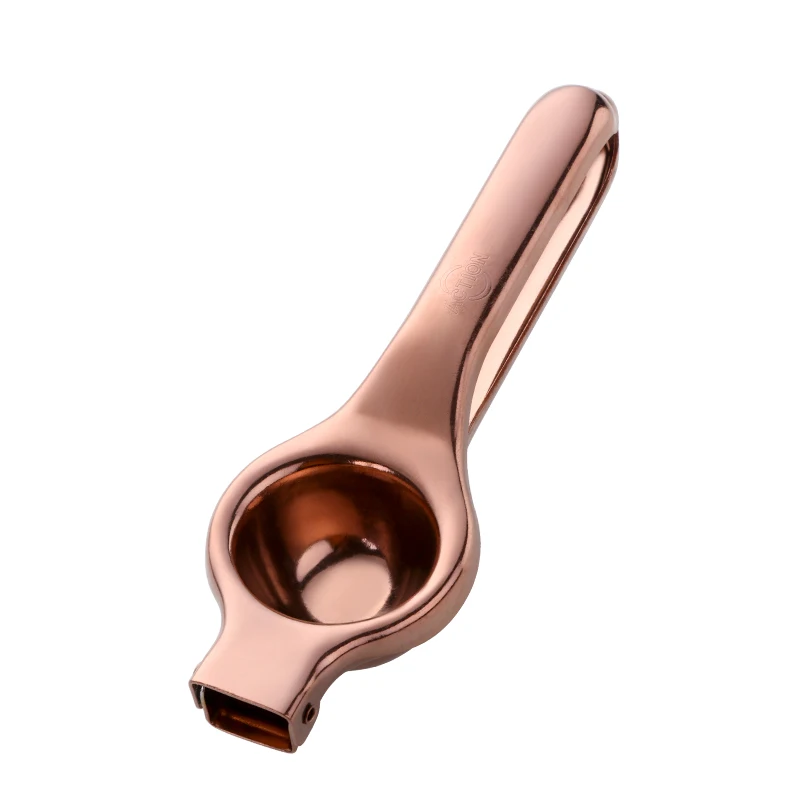 Rose Gold Соковыжималка для фруктов из нержавеющей стали для цитрусовых ручная соковыжиматель для лимона соковыжималка для апельсинов фруктовый сок отжимные кухонные инструменты - Цвет: Rose Gold
