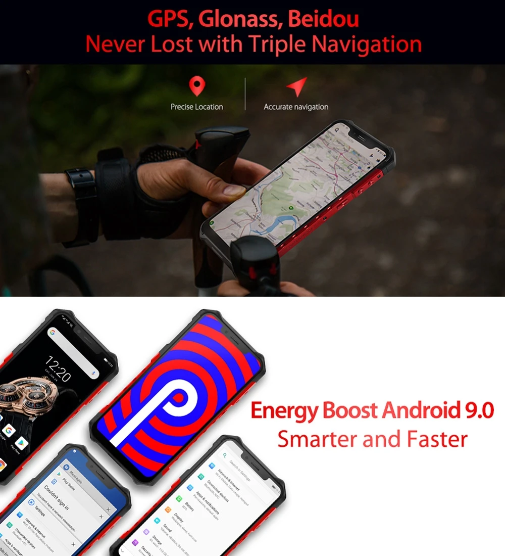 Защищенный мобильный телефон Ulefone Armor 6S водонепроницаемый IP68 NFC Helio P70 Otca-core Android 9 0 6