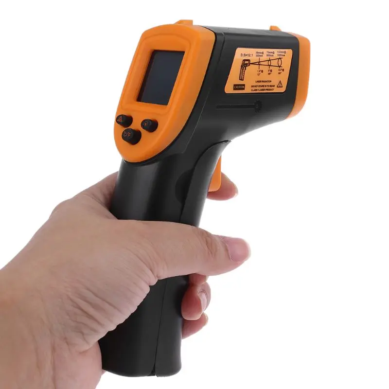 Digital Laser Infrared Thermometer -50~600 Degree Temperature Measuring Gun C/F | Инструменты