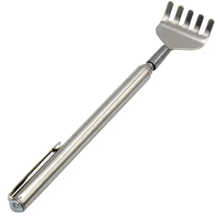 

Adjustable Back Scratcher Stainless Steel Back Massage Telescopic Anti Itch Claw Massager Massage Tools Gifts SN1557