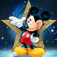 full square drill embroide 5d diamond painting cartoon disney mickey mouse couple embroidery cross stitch mosaic home decor