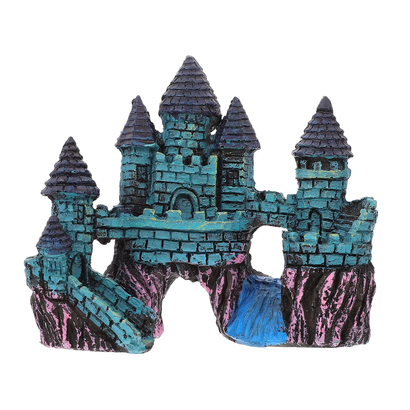 

1pc Simulation Castle Ornament Aquarium Landscape Decoration Fish Tank Supply