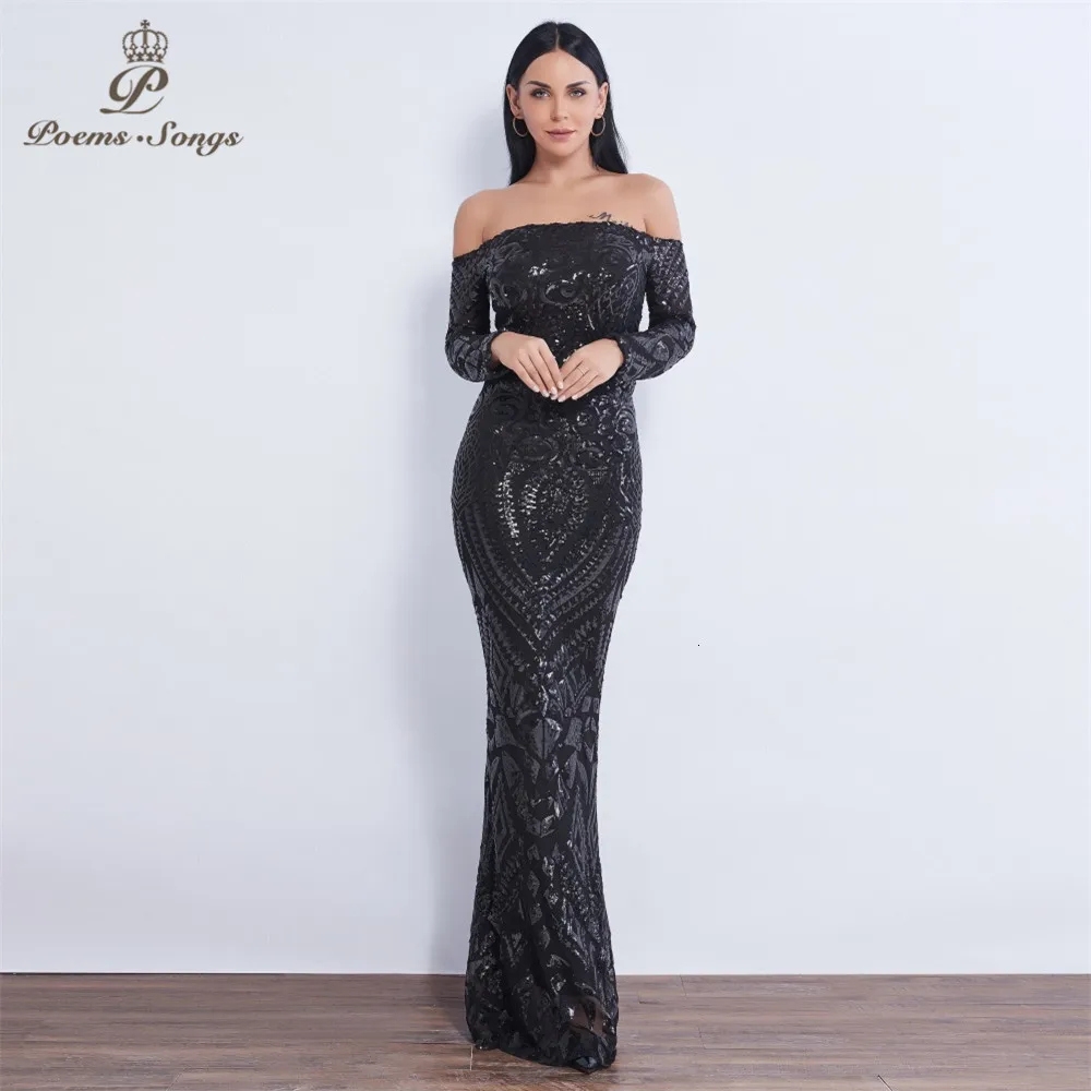 Новинка, вечернее платье с длинным рукавом и блестками, vestido de festa, официальное платье русалки, vestido de noche robe de soiree, платье для выпускного вечера