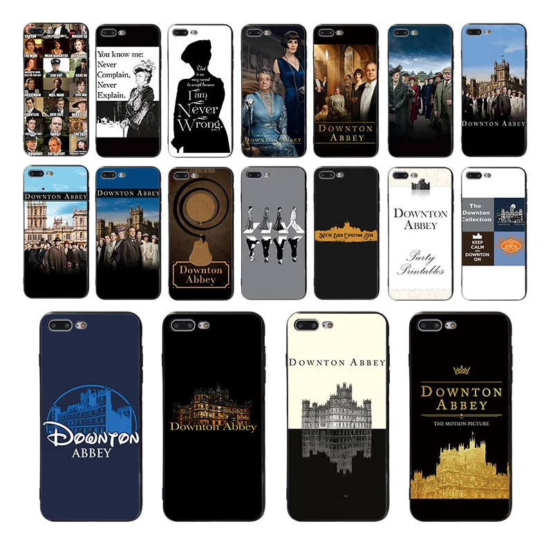 

TV shows series Downton Abbey soft phone case for iphone X XR 11 pro XS max 8 7 6s 6 plus se 5s 5 10 cover TPU luxury shell