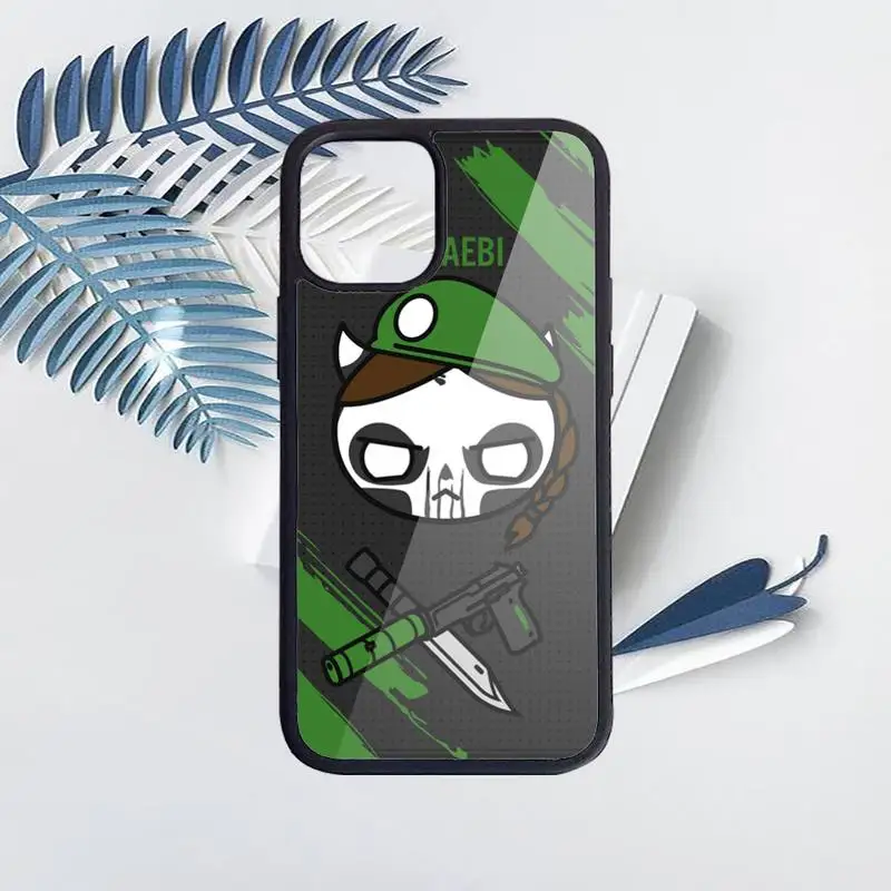 

Dokki Chibi Game gun Phone Case for iPhone 11 12 pro XS MAX 8 7 6 6S Plus X 5S SE 2020 XR Hard PC