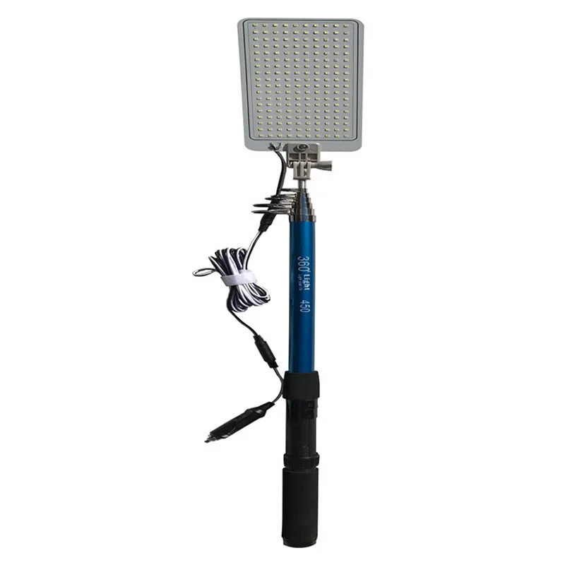 

Telescopic Rod LED Lantern Multi-use Light Adjustable Lamp for Fishing Outdoor Camping Hiking BBQ