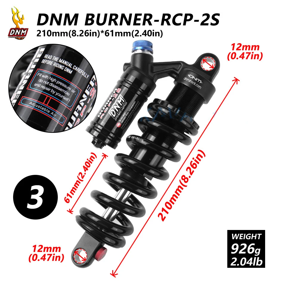 DNM/RCP-2S для езды на горном велосипеде с enduro DH Задний амортизатор fox190mm 200 м 220 мм 240 мм 550 кг для Подвеска рама