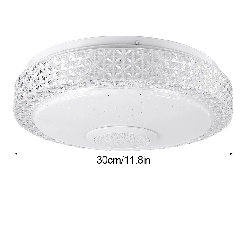 $20.00 300W LED Ceiling Lights Home RGB dimmable APP bluetooth Music Light AC110-260V Bedroom Lamps Smart Ceiling Lamp+Remote Control