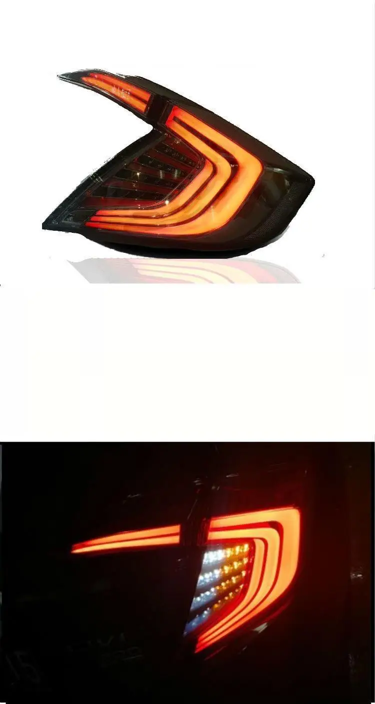 Дневные ходовые автомобильные боковые поворотники Cob Led Drl фары передние противотуманные задние Автомобильные фары в сборе 16 17 для Honda Civic