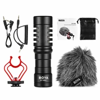 boya universal cardioid condenser video microphone for dslr camera smartphones consumer camcorder pc mic by mm1