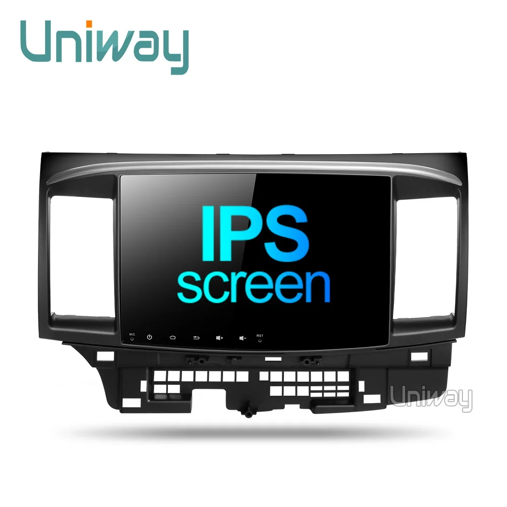 Uniway AYS1071 Android 9,0 автомобильный dvd для Защитные чехлы для сидений, сшитые специально для Mitsubishi Lancer 10,1 дюймов 2008 2009 2010 2011 2012 2013 автомобильный стерео GPS навигатор