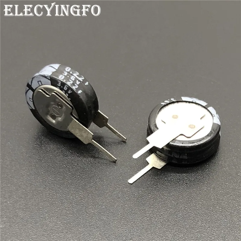 

5Pcs/20Pcs 0.22F 3.6V ELNA DXS Series 11.5x13mm 3.6V0.22F V-Type Low ESR Farad Super Capacitor