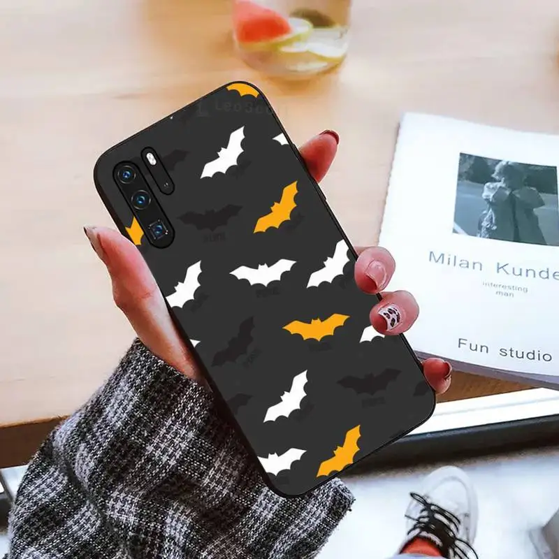 

Halloween Bat Witch Boo Skull Phone Case For Huawei honor Mate P 9 10 20 30 40 Pro 10i 7 8 a x Lite nova 5t