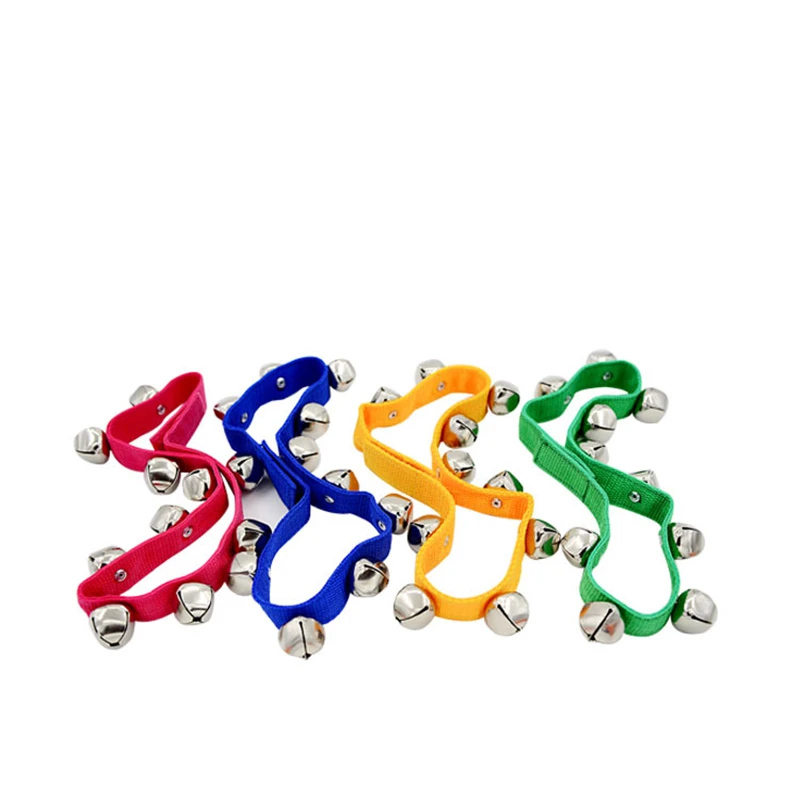 Orff инструменты детский танцевальный колокольчик на запястье поясной Игрушки для