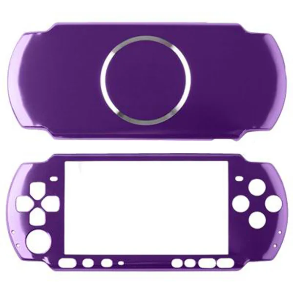 Фиолетовый OSTENT Алюминиевый жесткий чехол, защитный чехол для sony psp 3000 Slim Console - Цвет: Фиолетовый