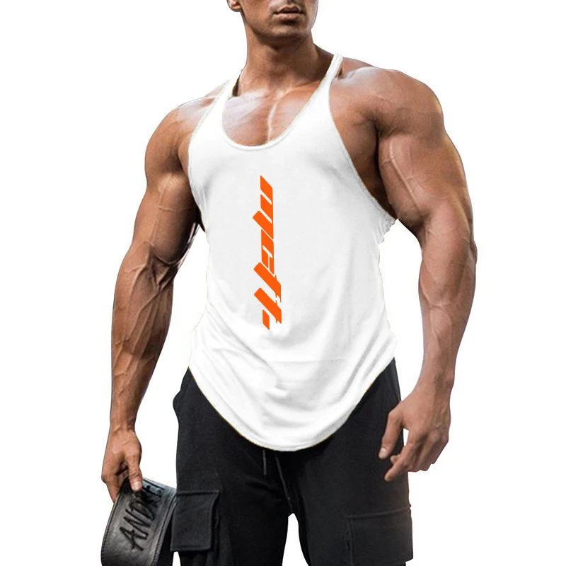 Muscleguys Brand Gym Clothing Bodybuilding Stringer Tank Top Men Fitness Singlets Cotton Sleeveless Shirt Workout Sports Jerseys | Мужская