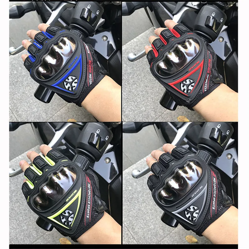 

Motorcycle Gloves Breathable Microfiber Touch Screen Full Finger Comfortable and Not Tight Hard Shell Protection Gloves Cycling