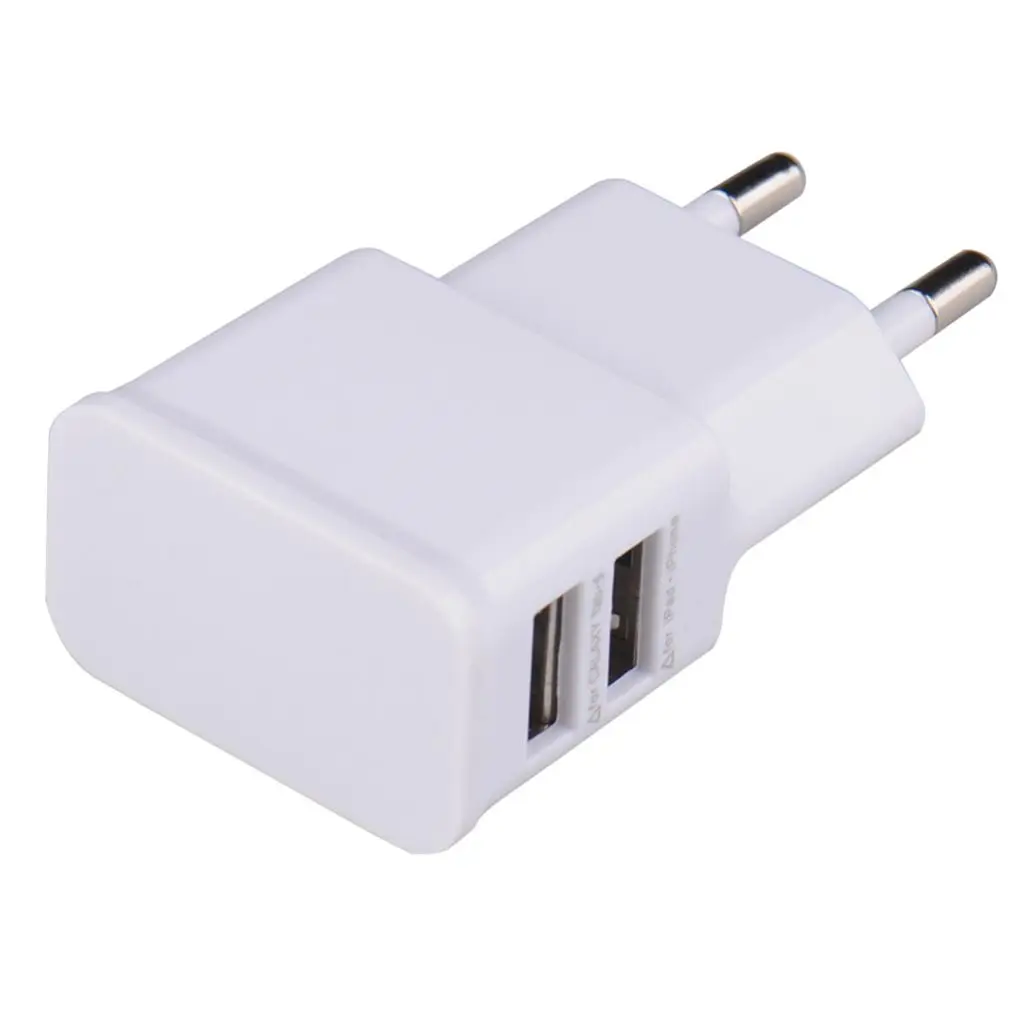 Dual USB Автомобильное зарядное устройство 5V 2A быстрой зарядки Дорожная штепсельная