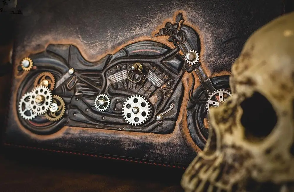 Рисунок 4 - Мужская сумка ручной работы из растительного дубления