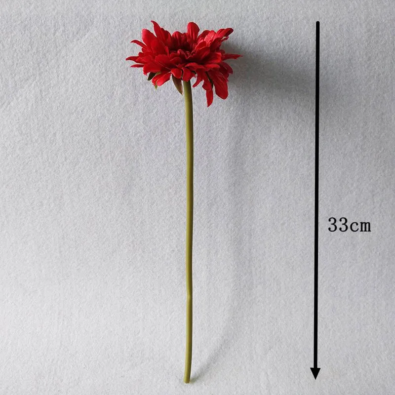 3 шт. цветок герберы Искусственные цветы рафиза Букет Свадьба Гербера зал дома