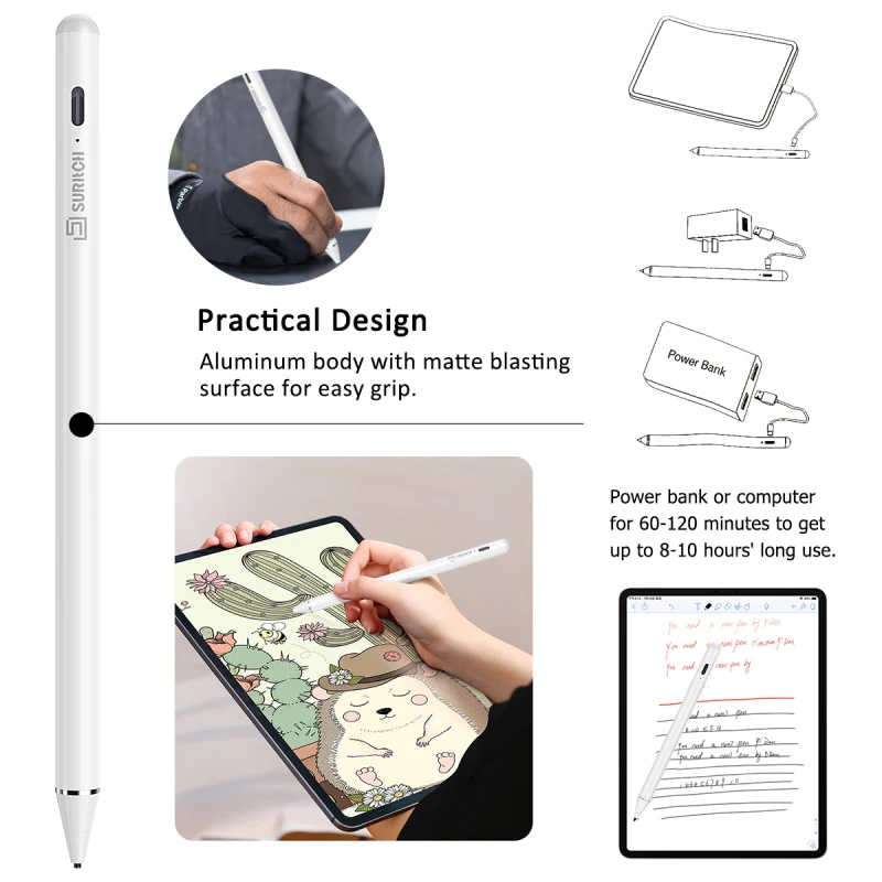 Умный емкостный карандаш для Apple iPad Pro 11 12 9 10 5 7 дюймов ручка рисования экрана
