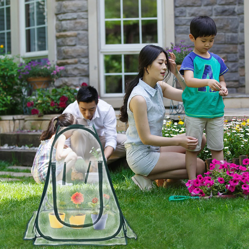 

1 Set Protected Cover Waterproof Garden Supply Greenhouse Portable Folding Cover