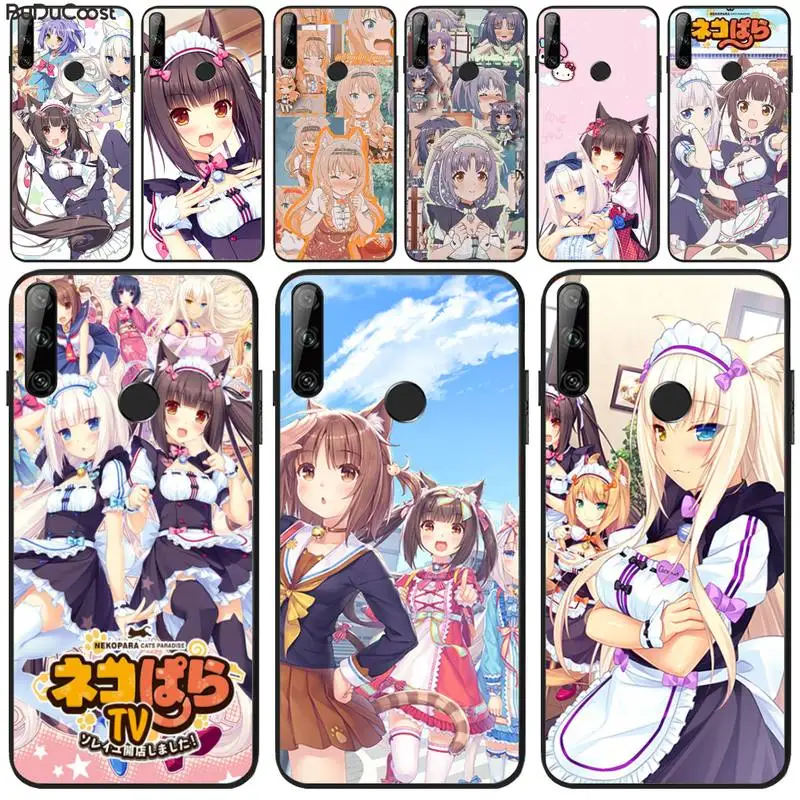 

Japanese Cartoon Game NEKOPARA Phone Case For Huawei Y5 Y6 Y7 Y9 Prime Pro II 2019 2018 Honor 8 8X 9 Lite View9