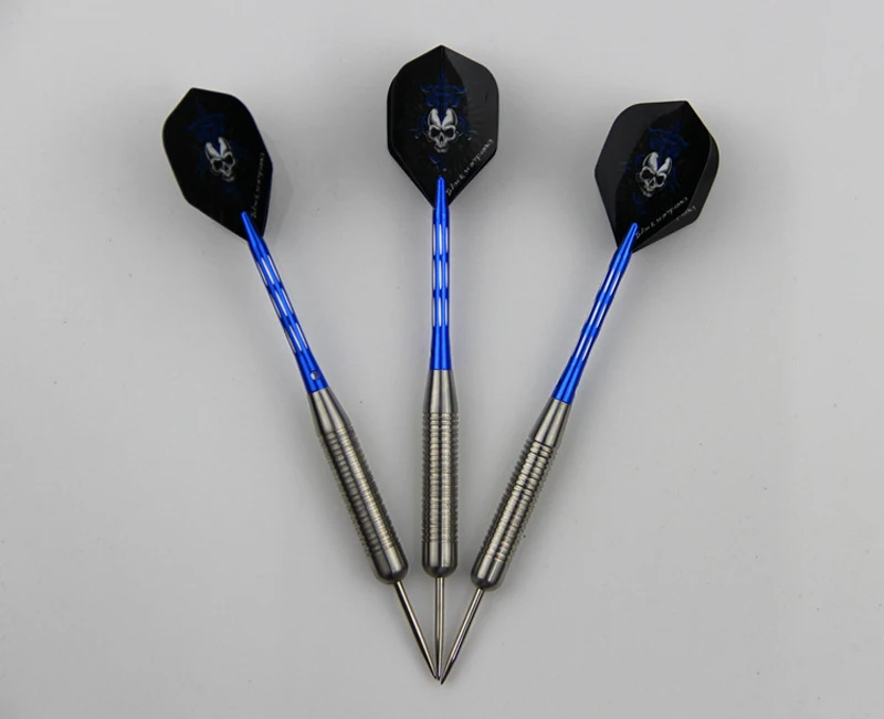 Дротика из нержавеющей стали 28g резной алюминиевый шест Дартс с черепом дротика