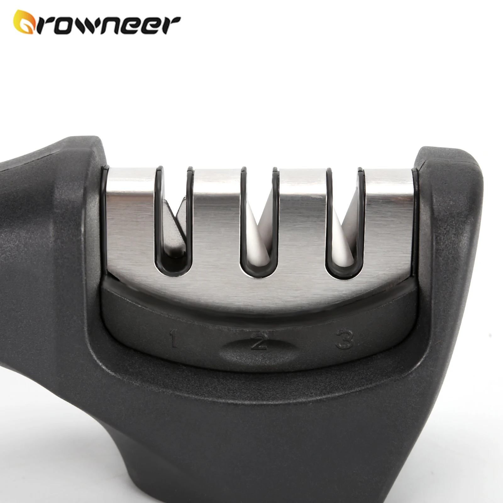 Knife Sharpener Professional Tungsten Diamond Whetstone Sharpening Stone Ceramic Grindstone Household Kitchen Tool Three Stage | Дом и сад