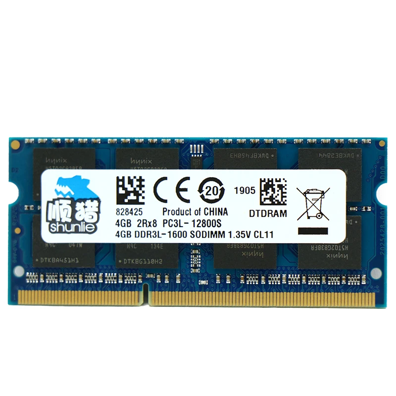 Hynix IC DDR3 8GB 4GB 1600MHz 1333MHz ноутбук 1,35 V карта оперативной памяти Ram