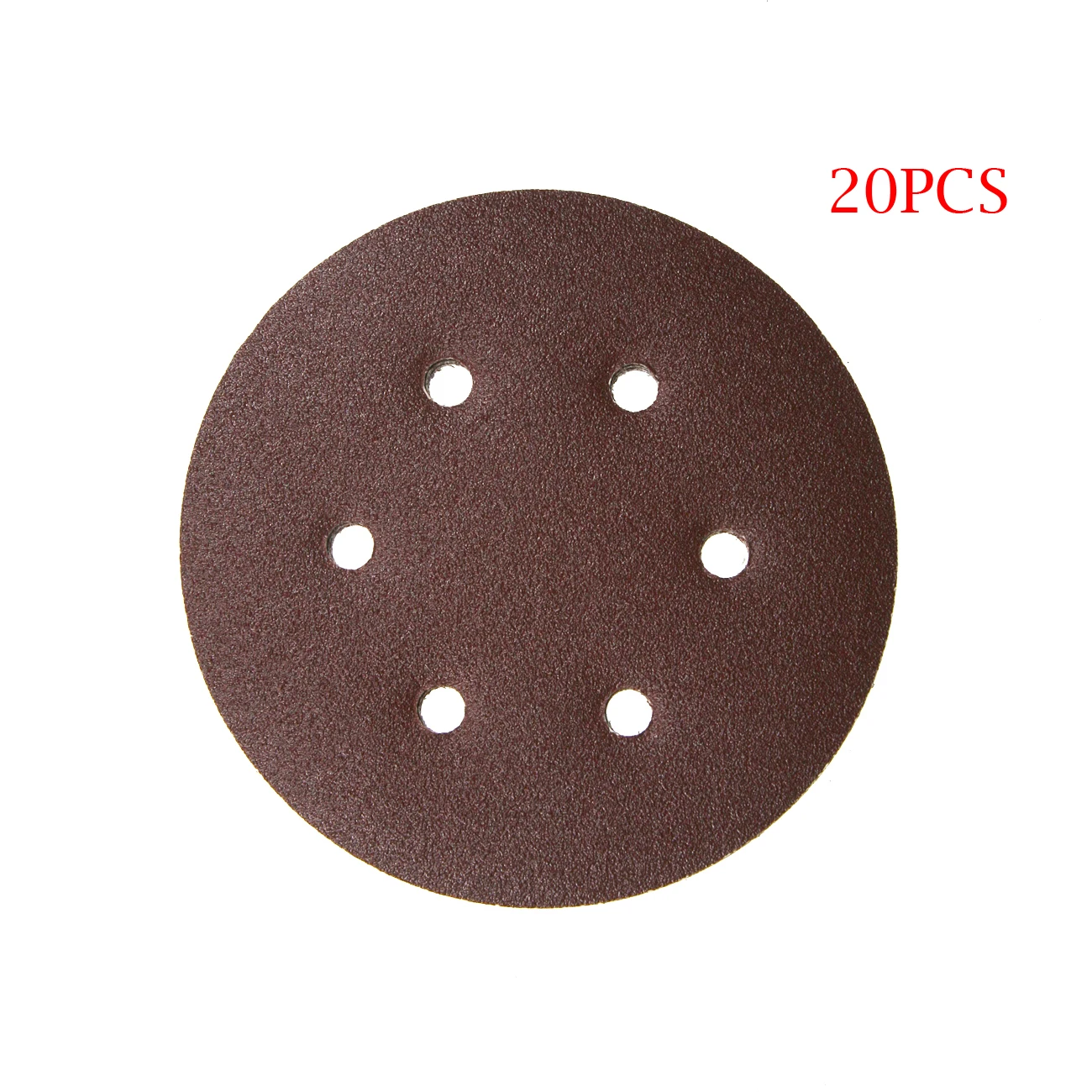 

Pouvoir 20x 6 Inch 6 Holes 100 Girit Sanding Disc Sanding Polishing Pad Sandpaper Disc