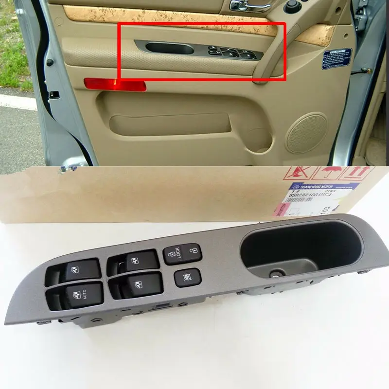 Главный переключатель окна электропитания OEM 8582021001HCJ для Ssangyong Rodius Stavic 2005 2006 2007 2008