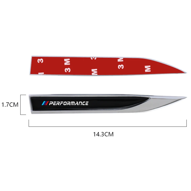 Пара наклеек на боковое крыло автомобиля эмблема ножа значок наклейки отделка