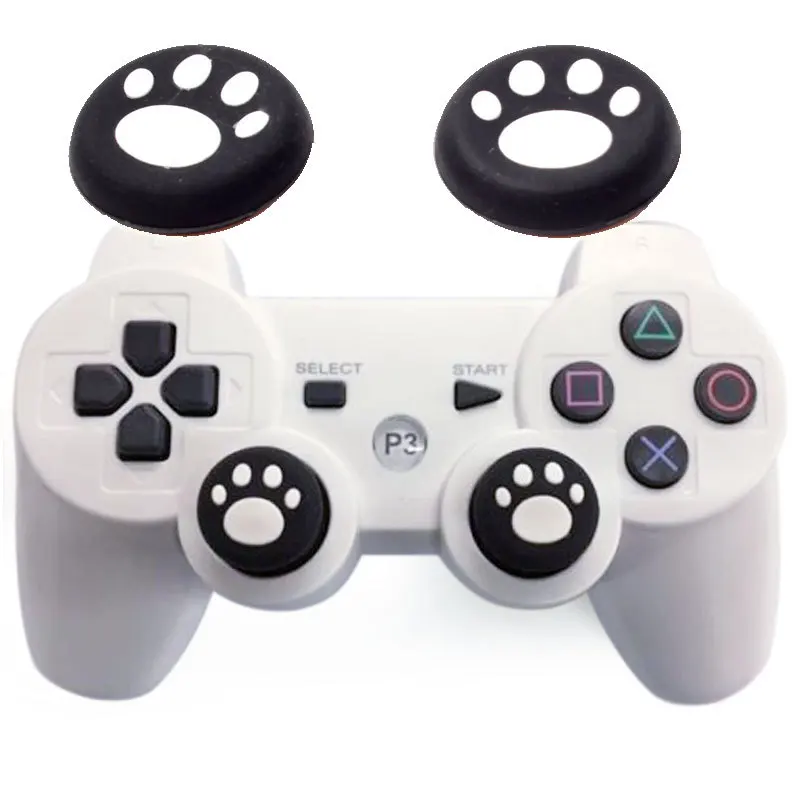 4Pcs Cat Paw Joystick Silicone Controller Thumbstick Caps For PS4 Xbox One #71722 |