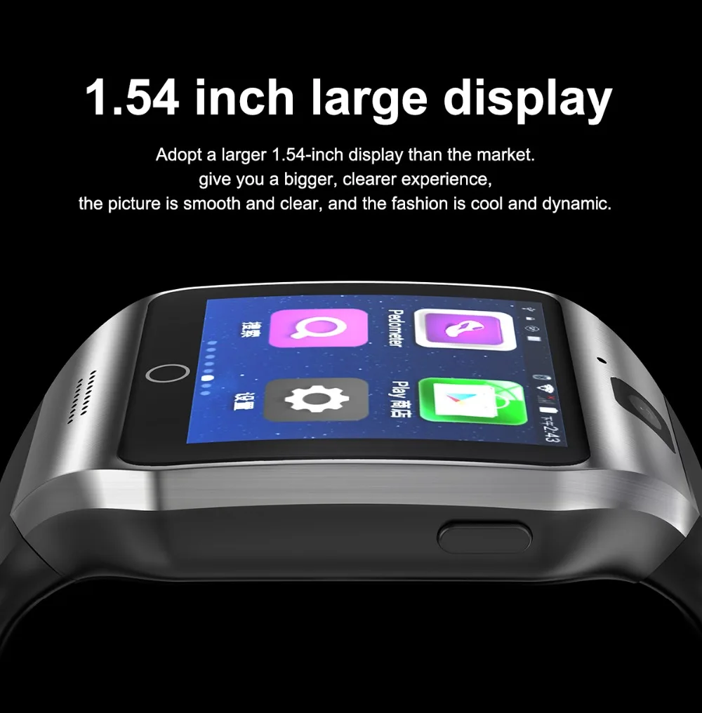 V88 Смарт-часы для мужчин Android 4,4 MTk6572 512MB+ 4GB 3g wifi Bluetooth Smartwatch MP3 плеер погода для Android телефон PK QW09 X01