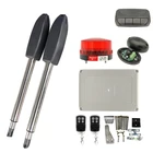 400 кг автоматическая вращающаяся фрикционная рукоятка двигатель дистанционное управление двойная дверь для дома гаража Поворотная дверь привод с автомобильным пультом дистанционного управления